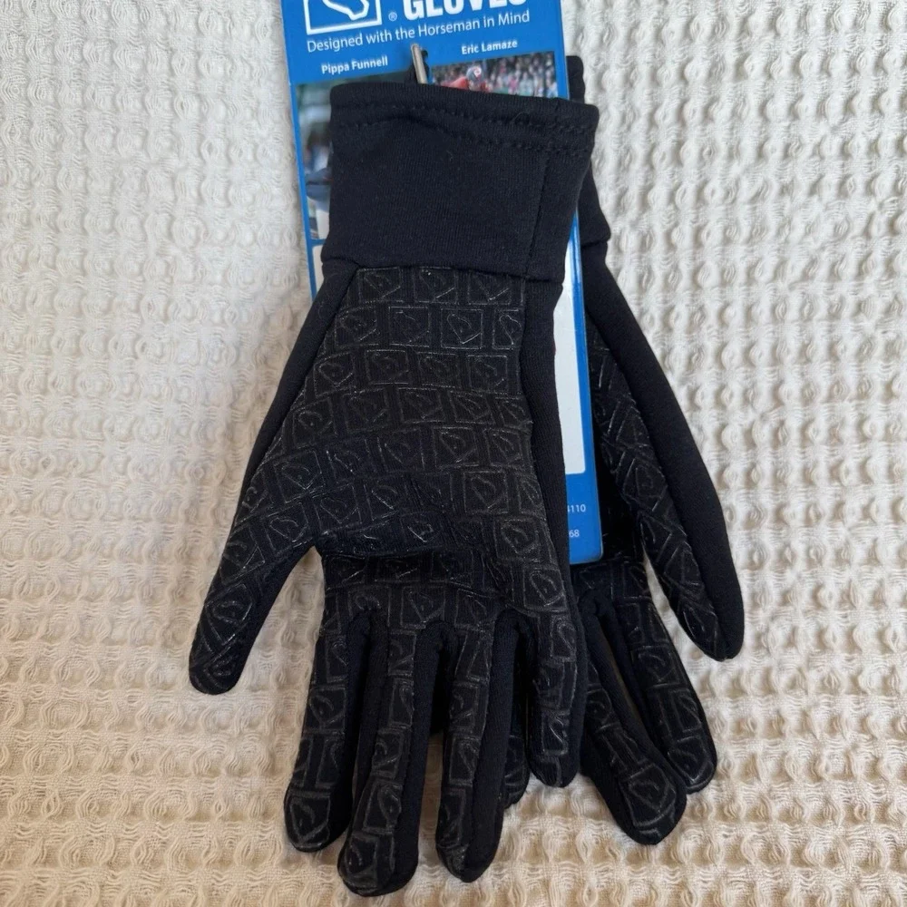 SSG All Sport Polartec Riding Gloves‎ 6500 XXS 5/6 Black Silicon Palm Print Grip